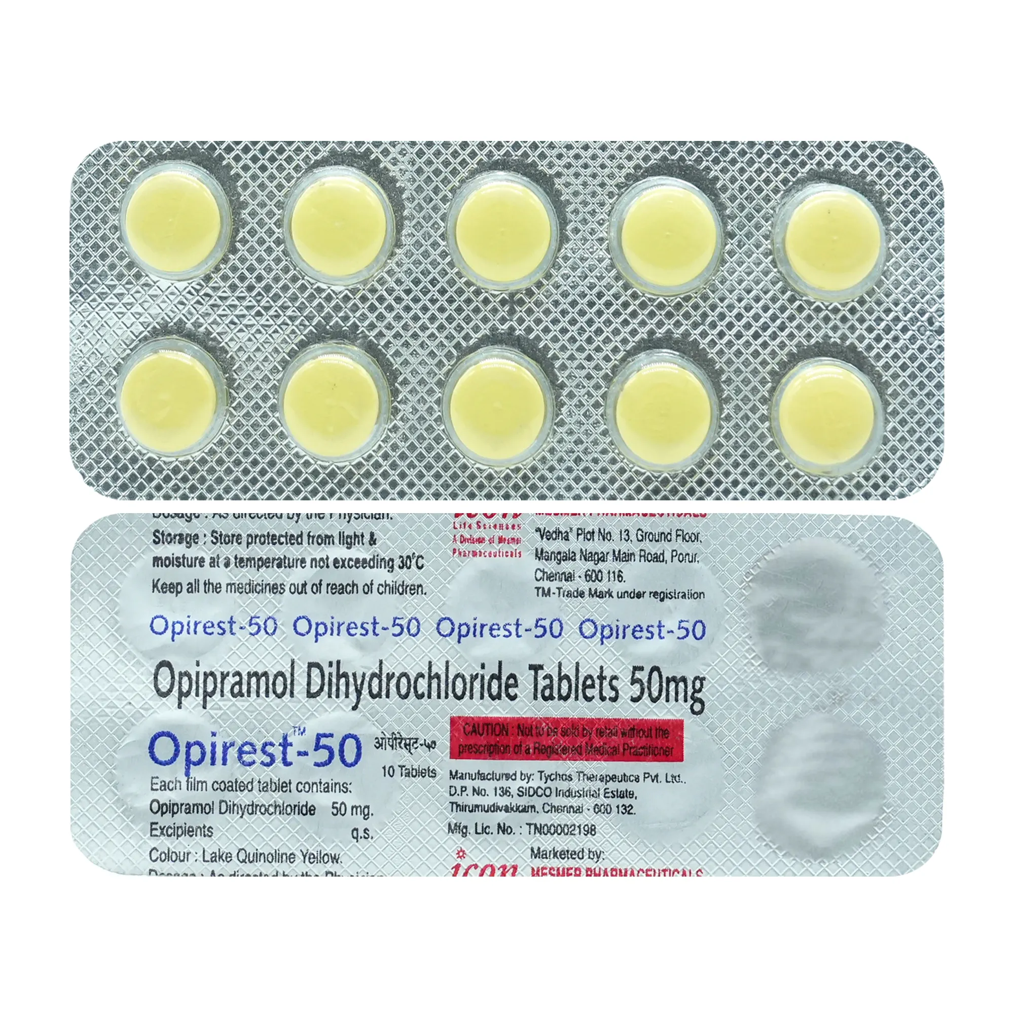 OPIREST 50MG TAB