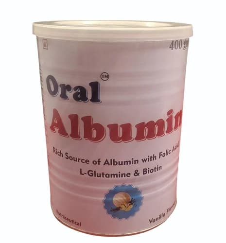 ORAL ALBUMIN PLUS S/F VANILLA FLV