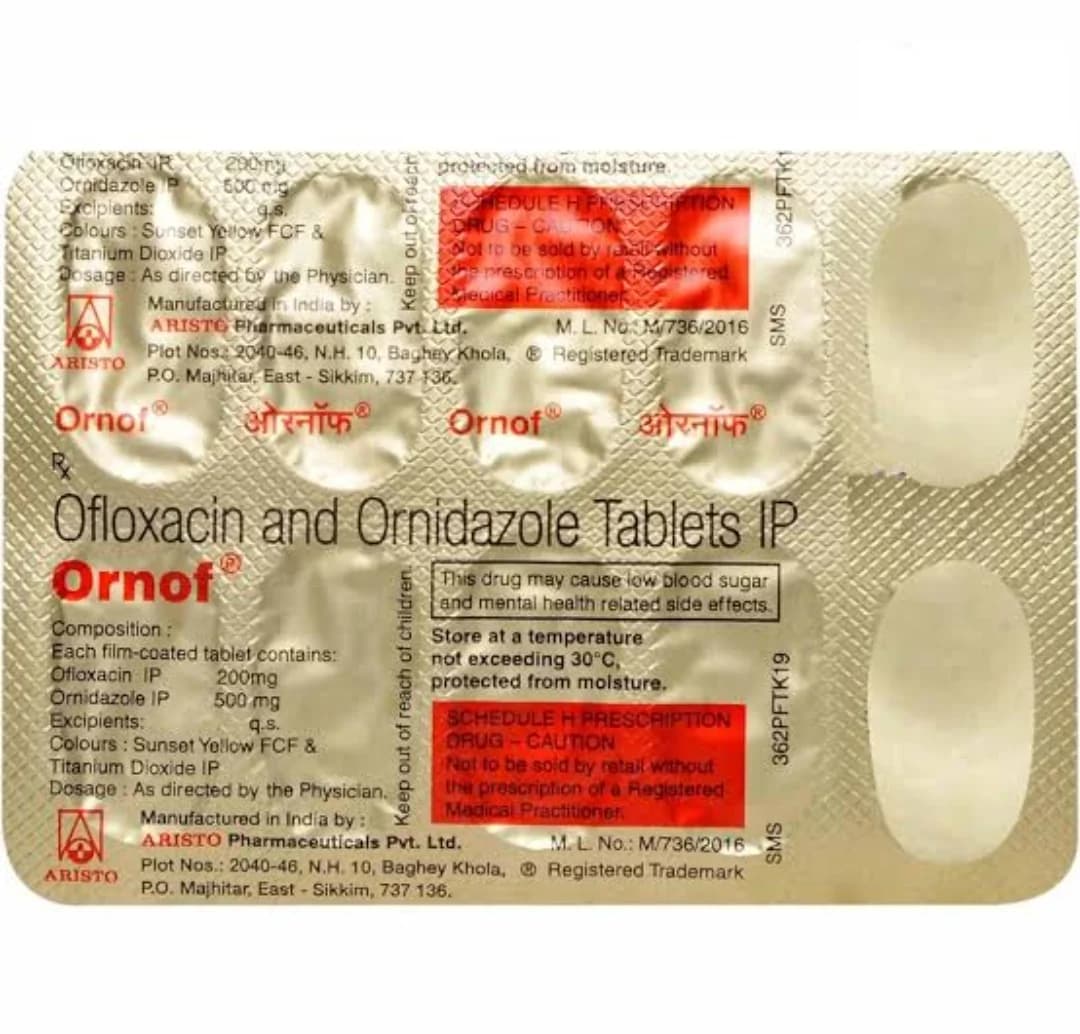ORNOF (700MG) TAB 10`S