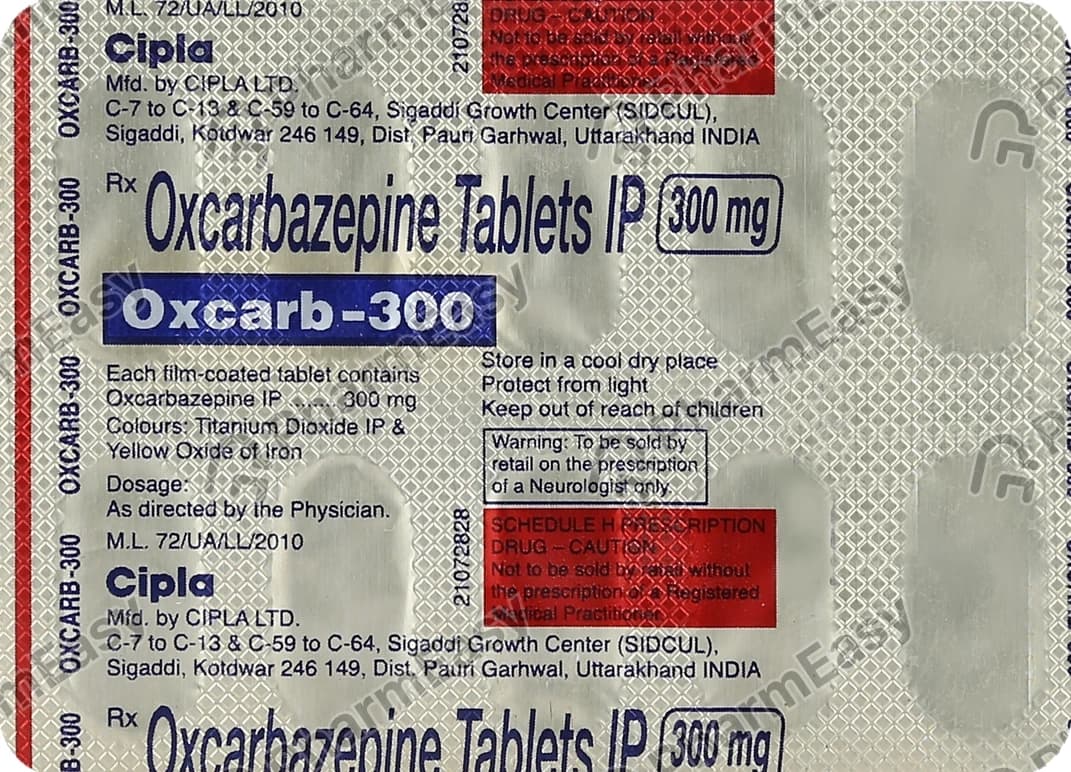 OXCARB 300MG TAB