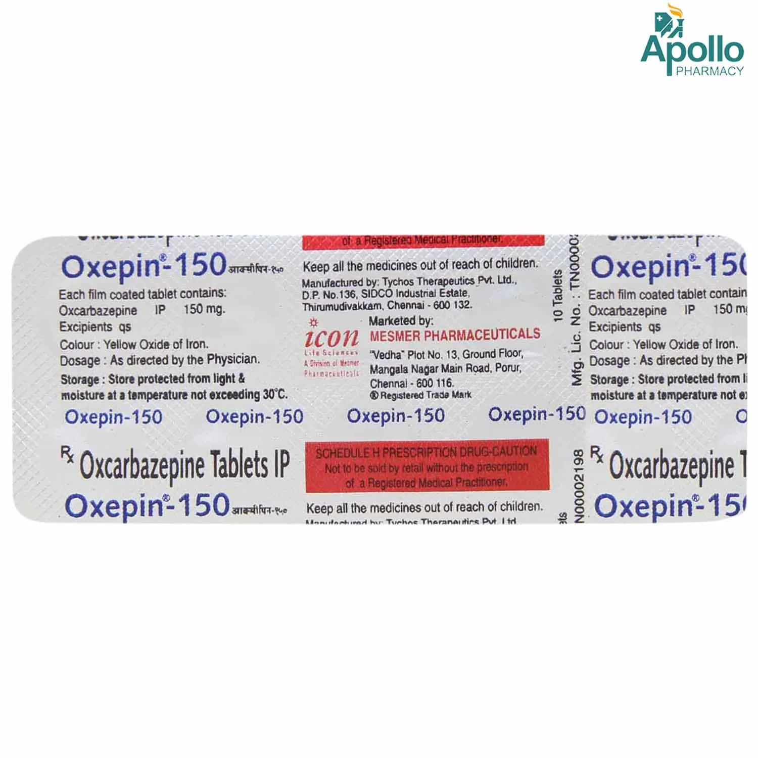 OXEPIN 150MG TAB