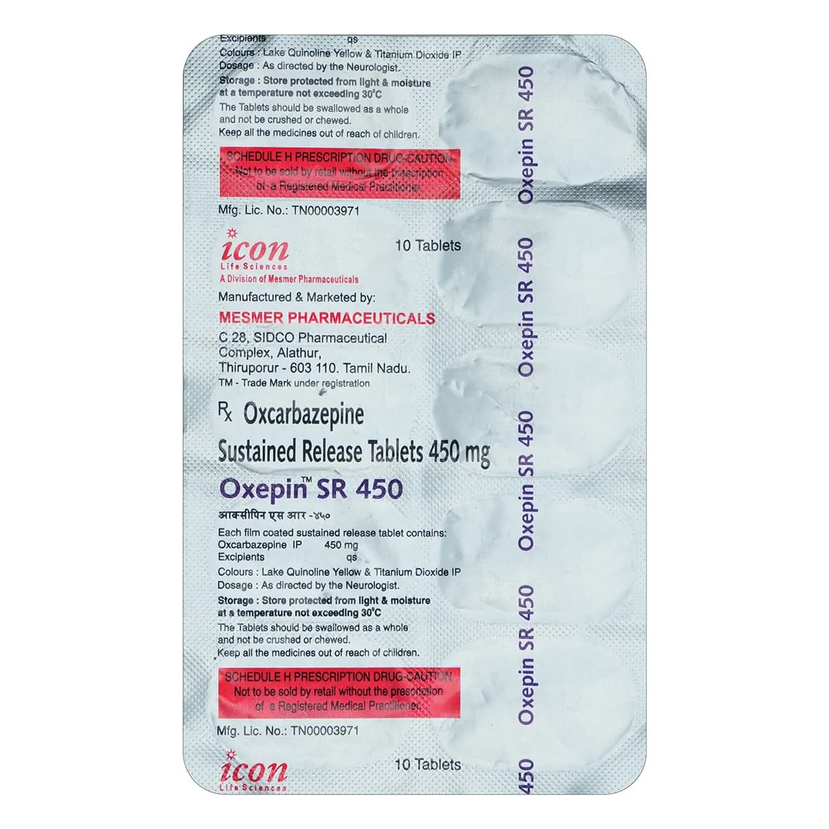 OXEPIN SR 450 TAB
