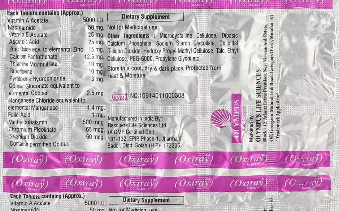 OXIRAY TAB