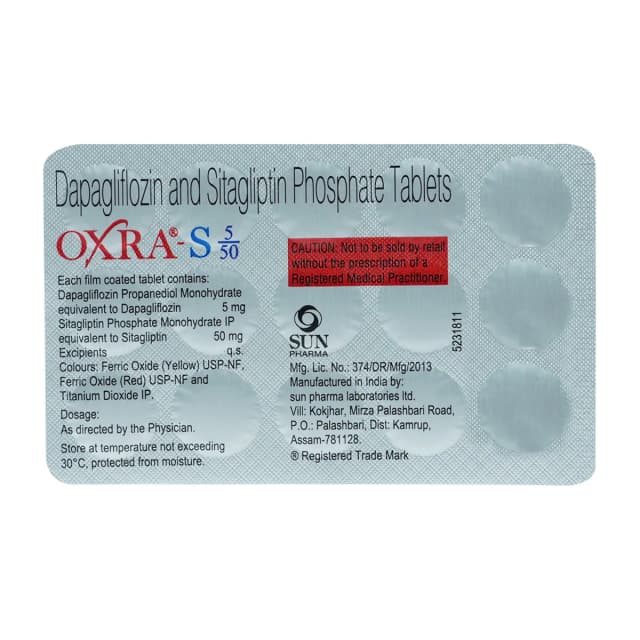 Oxra S 5/50MG Tab 15S