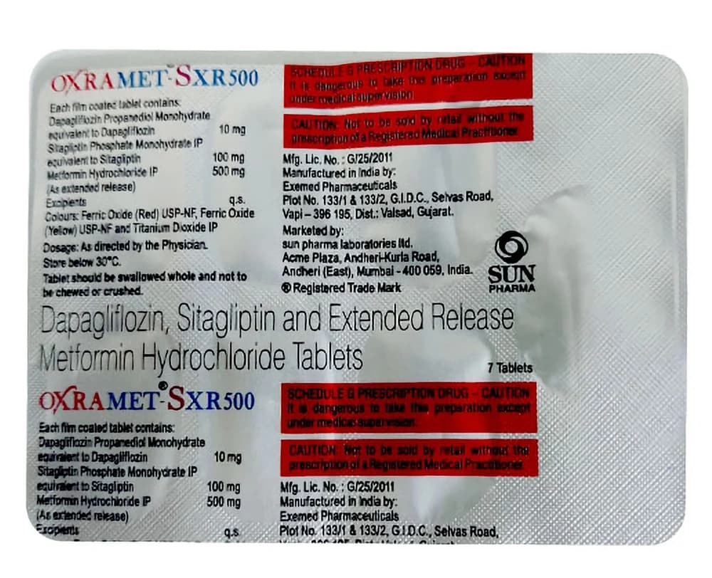 OXRAMET IR 500MG TAB