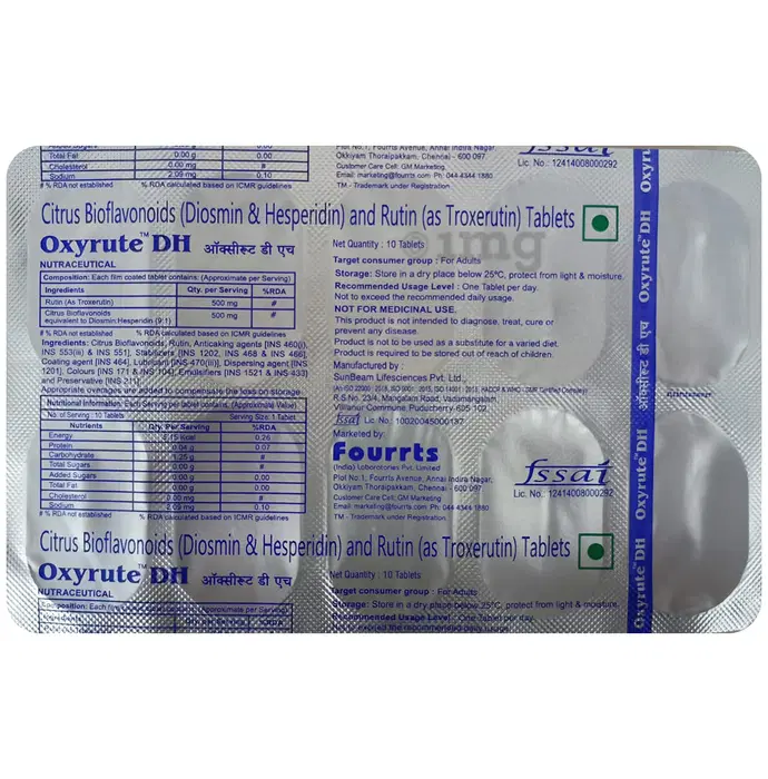 OXYRUTE DH TAB