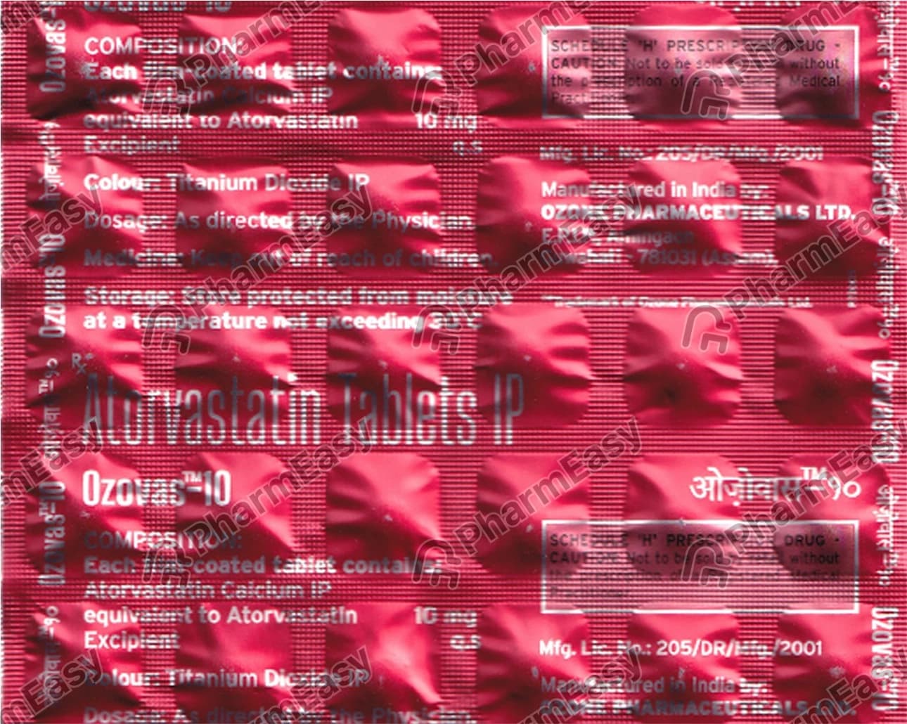 OZOVAS 10 TAB
