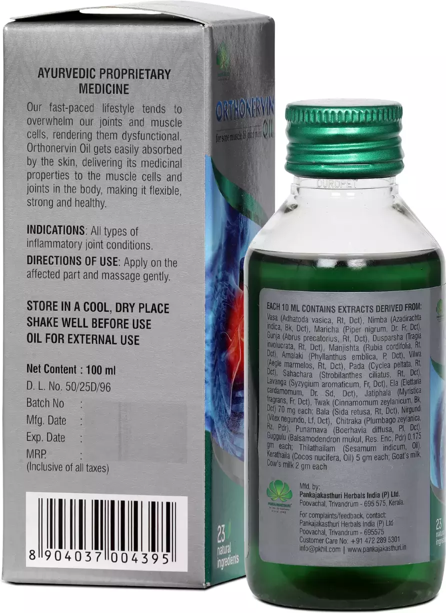 P.K.ORTHONERVIN OIL