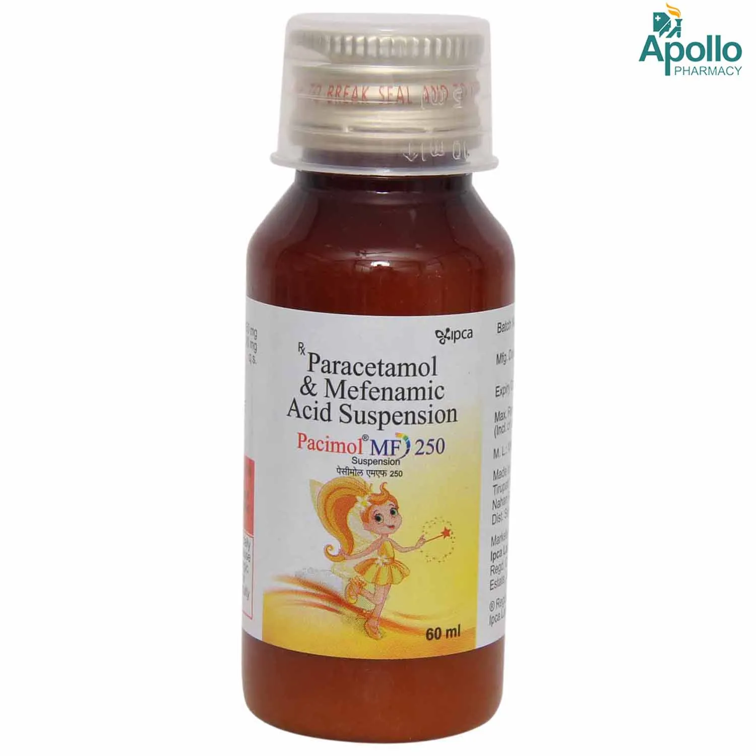 PACIMOL MF 250MG SUSPN