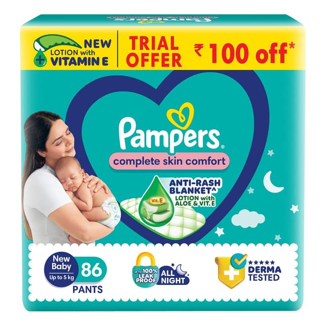 Pampers Complete Skin Comfort Pants NB