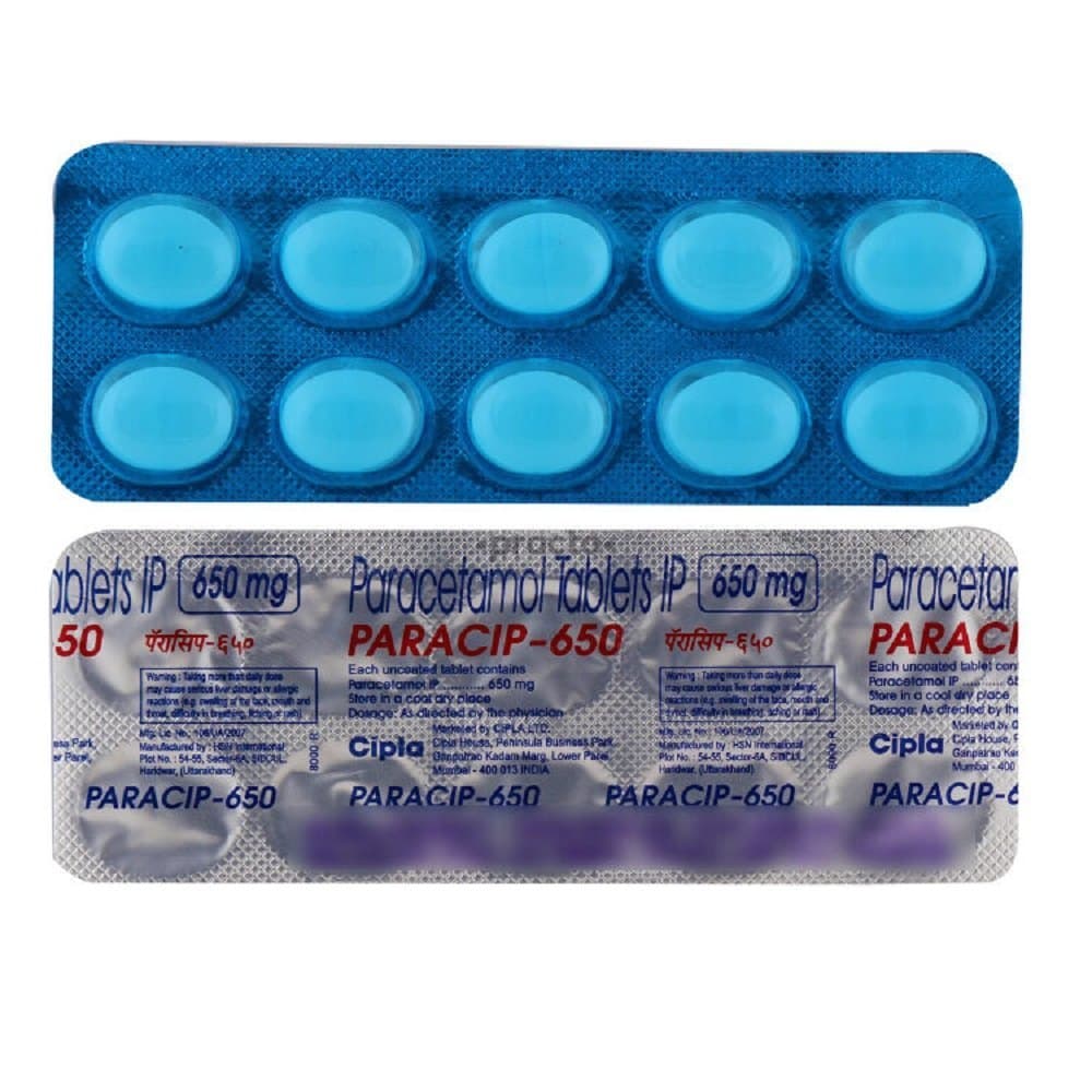 PARACIP 650MG TAB