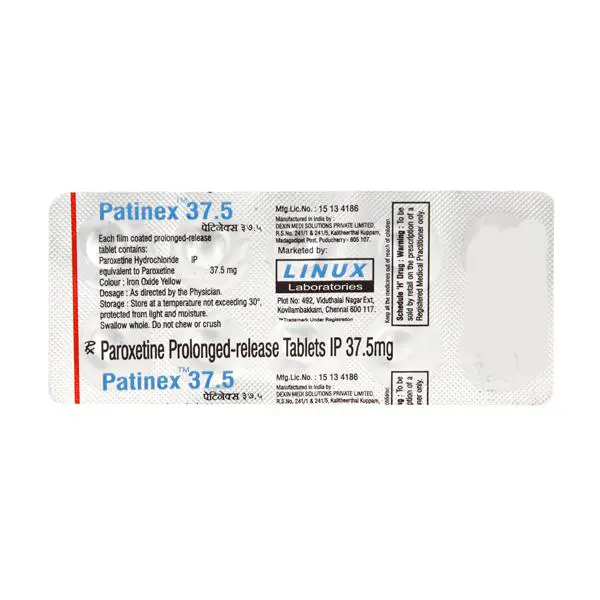 PATINEX 37.5MG TAB