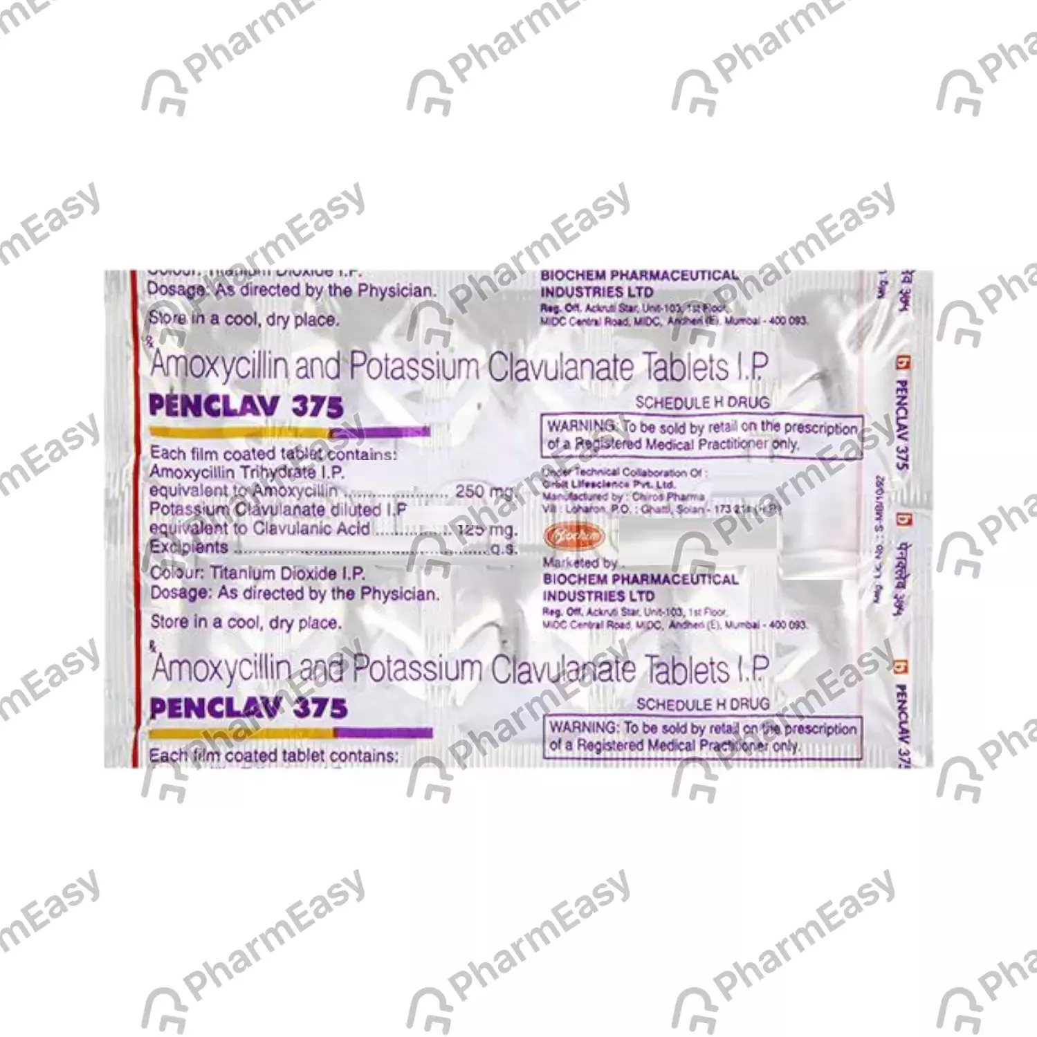 PENCLAV 375MG TAB
