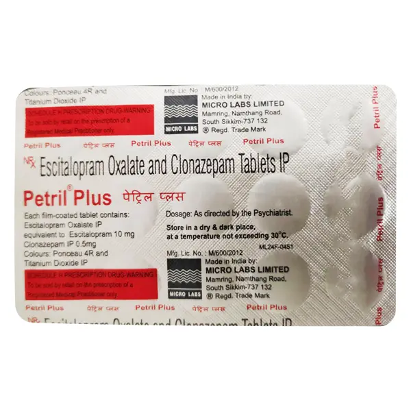 PETRIL 1MG TAB 15`S