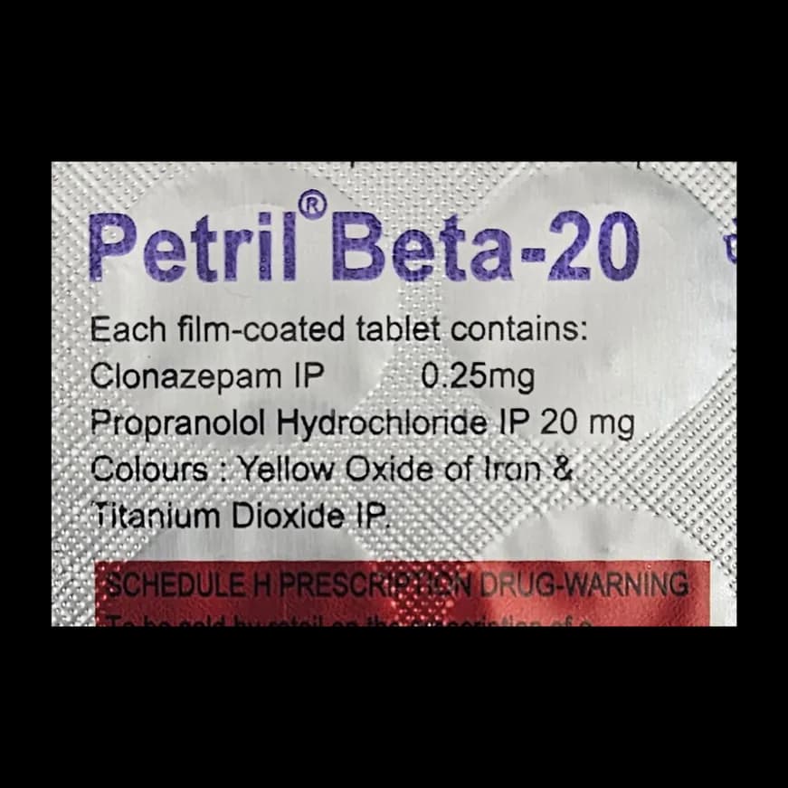 PETRIL BETA 20 TAB 15`S