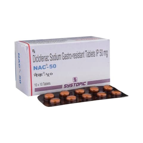 PG NAC 50MG TAB