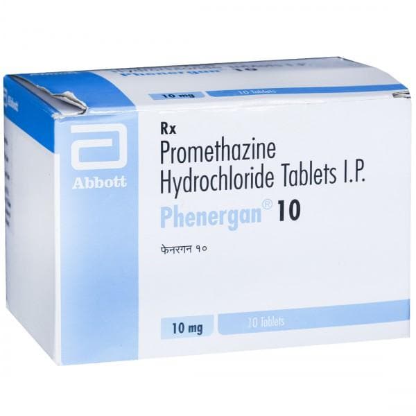 PHENERGAN 10MG TAB 10`S