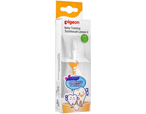 Pigeon Baby Training Toothbrush Lesson 2 (8-12m)