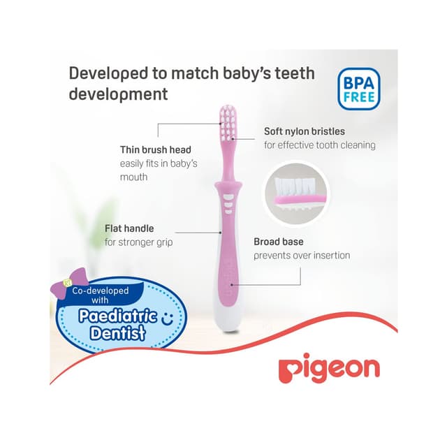 Pigeon Baby Training Toothbrush Lesson 3 (78340)