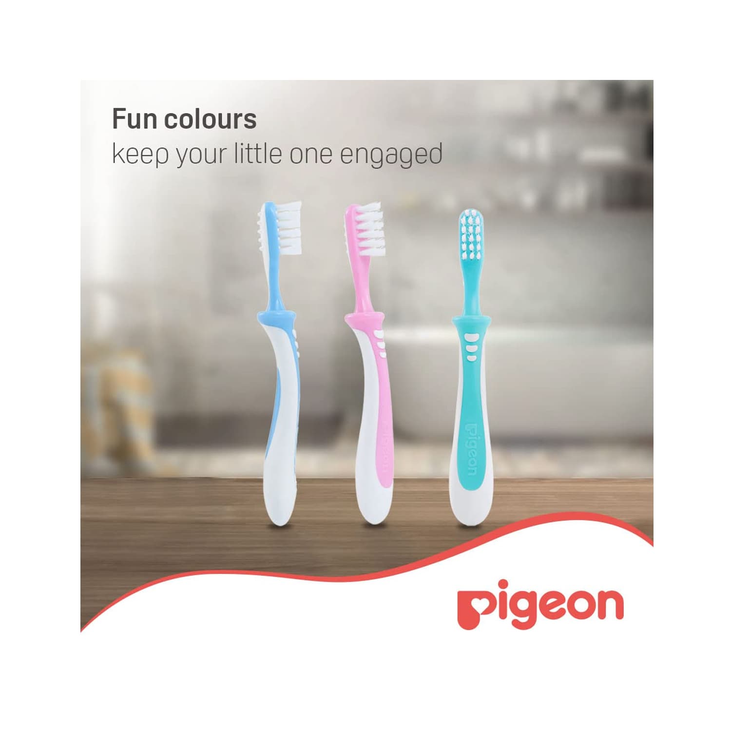 Pigeon Baby Training Toothbrush Lesson 3 (78342-1)
