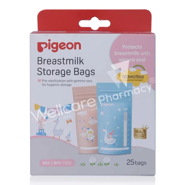Pigeon Breastmilk Storage Bags (180ml)