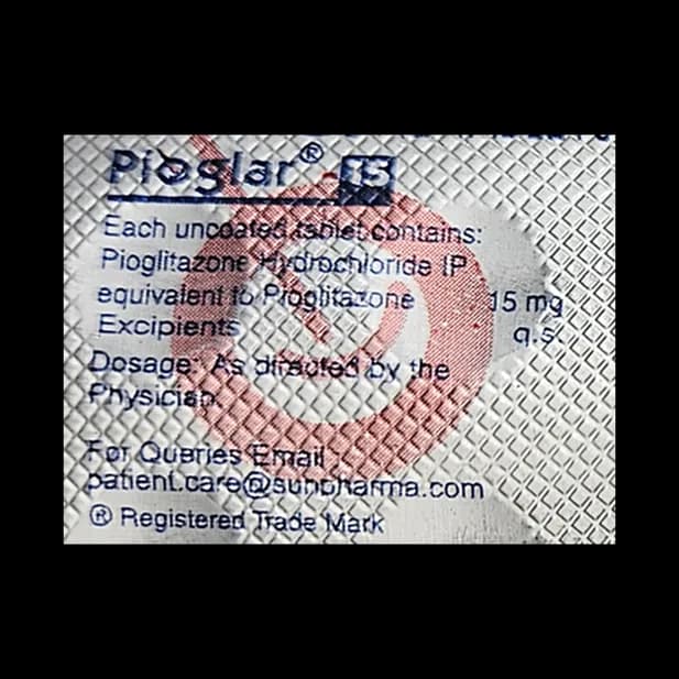 Pioglar 15MG Tab 10S