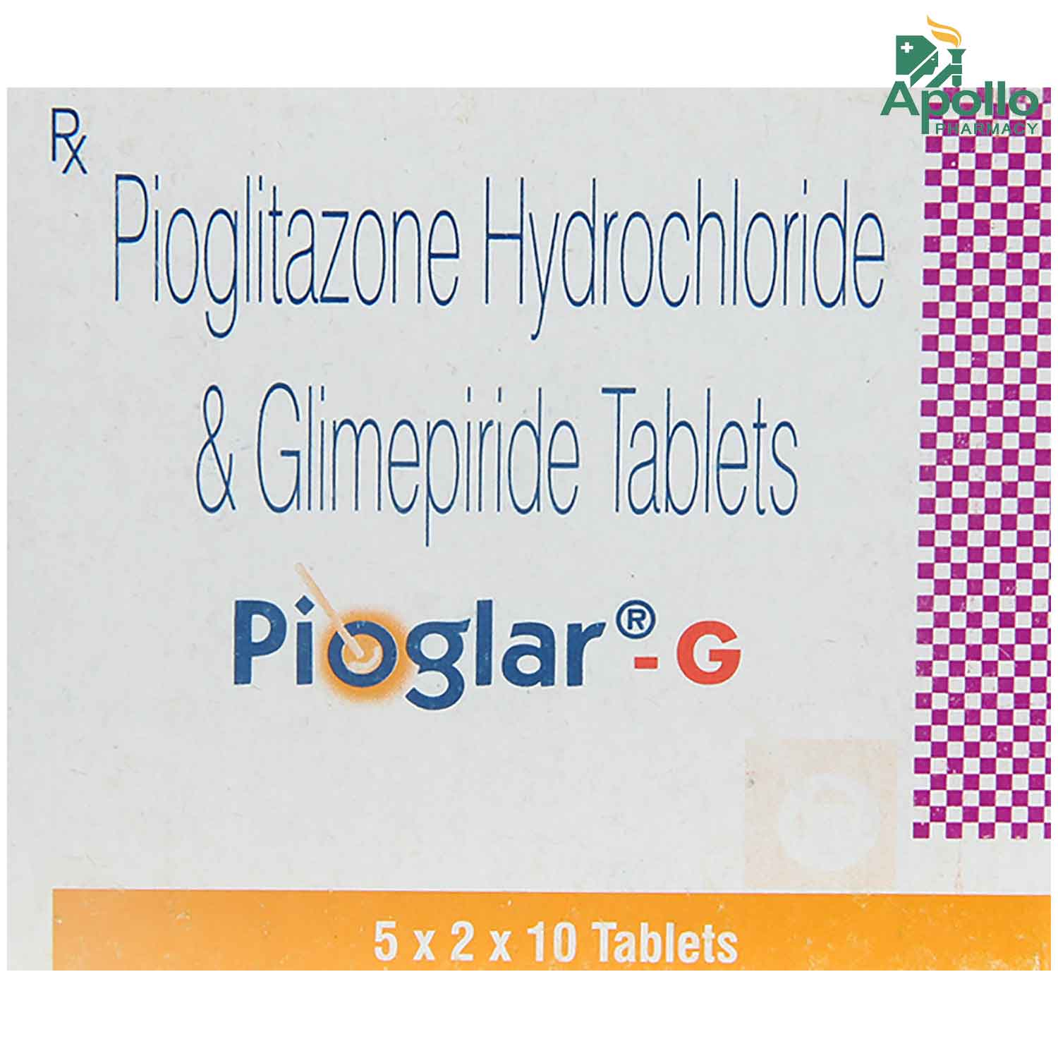 PIOGLAR-G-TAB 10`S