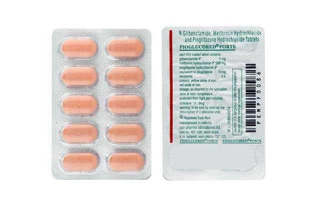 PIOGLUCORED FORTE