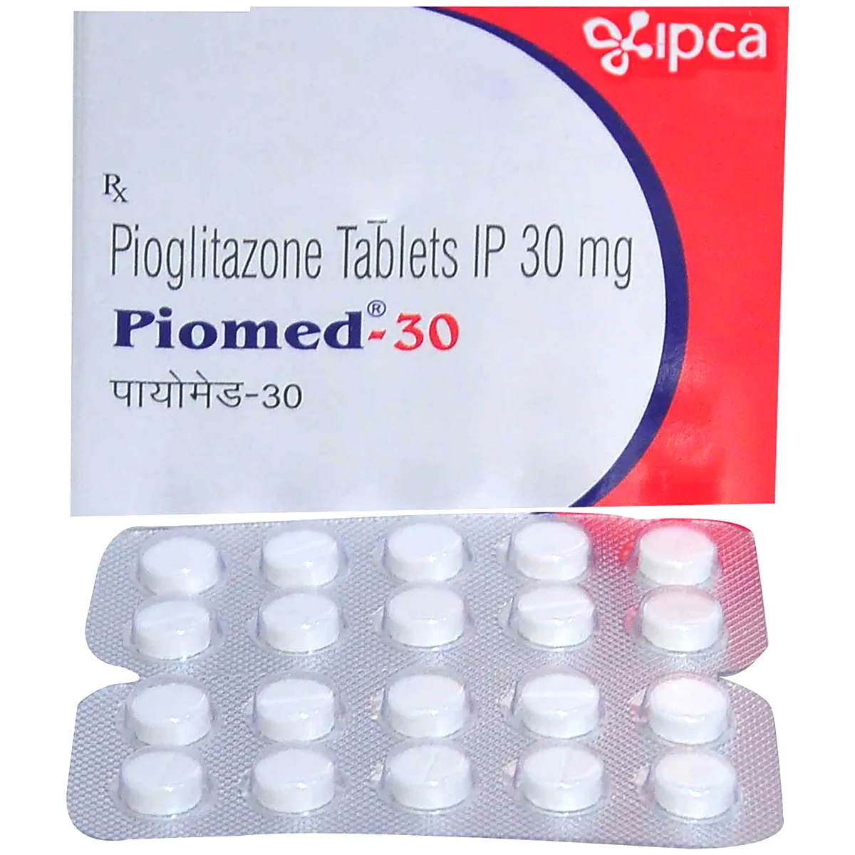 PIOMED 30MG TAB 10`S