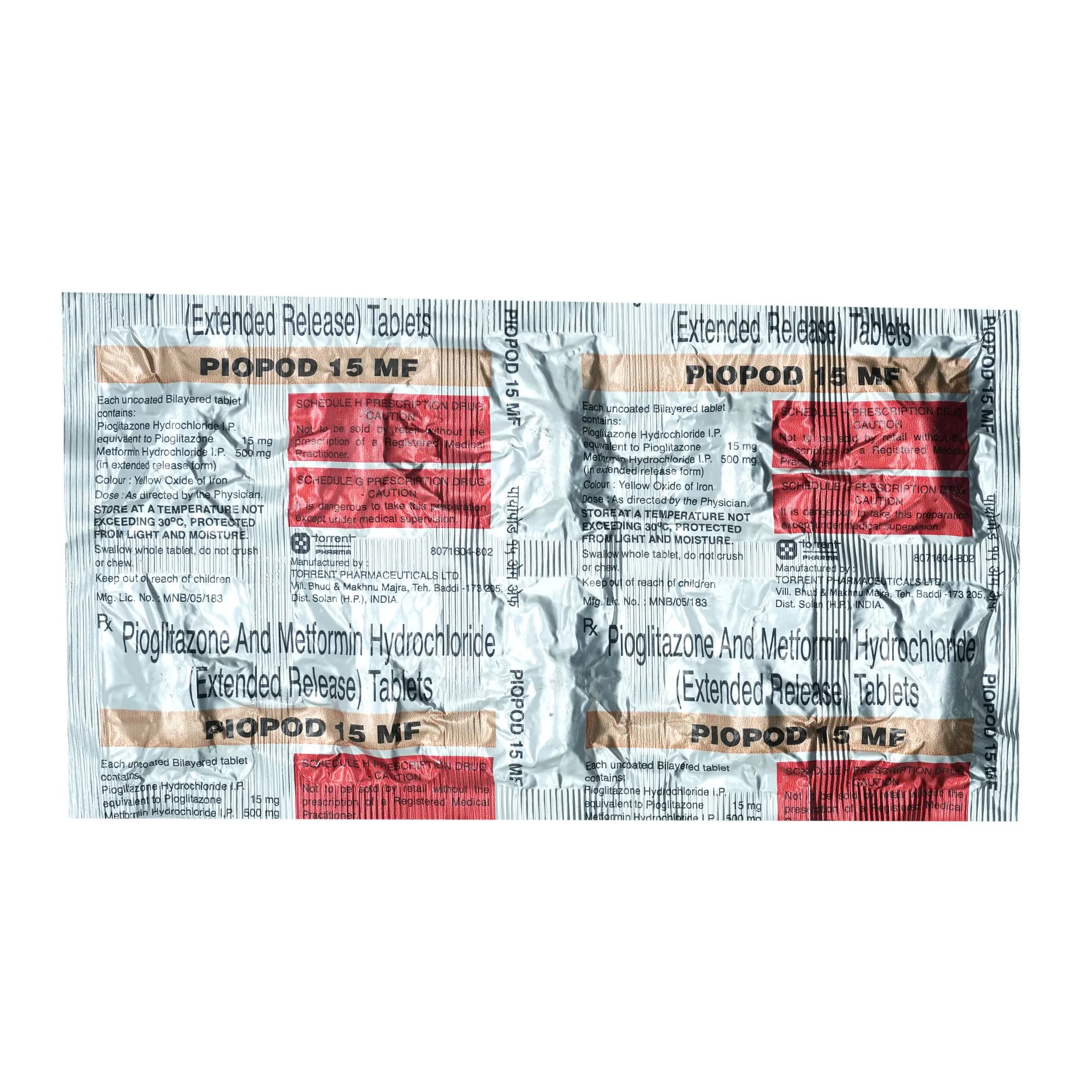 PIOPOD 15 MF TAB 10`S