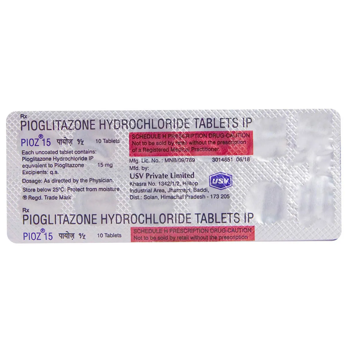 PIOZ 15 TAB