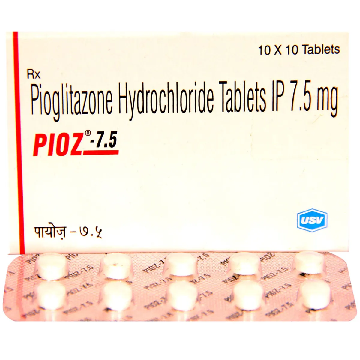 PIOZ MF 7.5MG TAB*