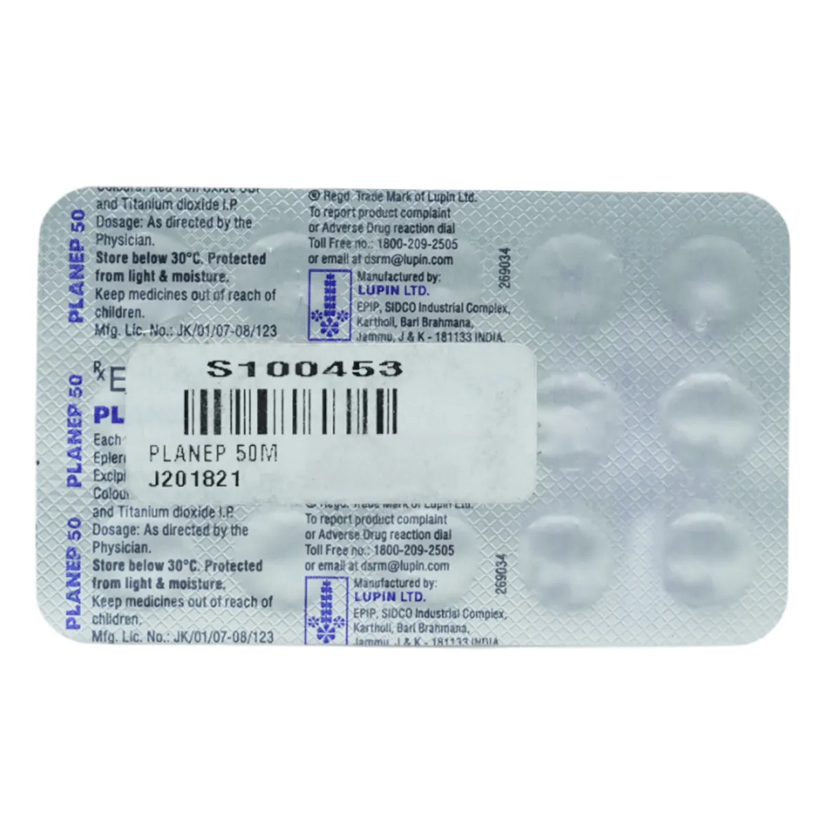 PLANEP 50MG TAB 15`S