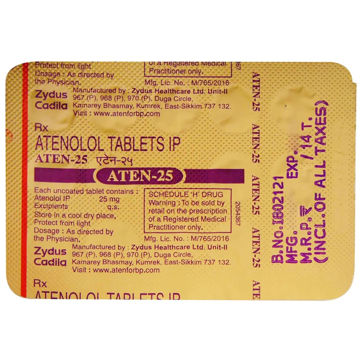 Aten 25 Tablet