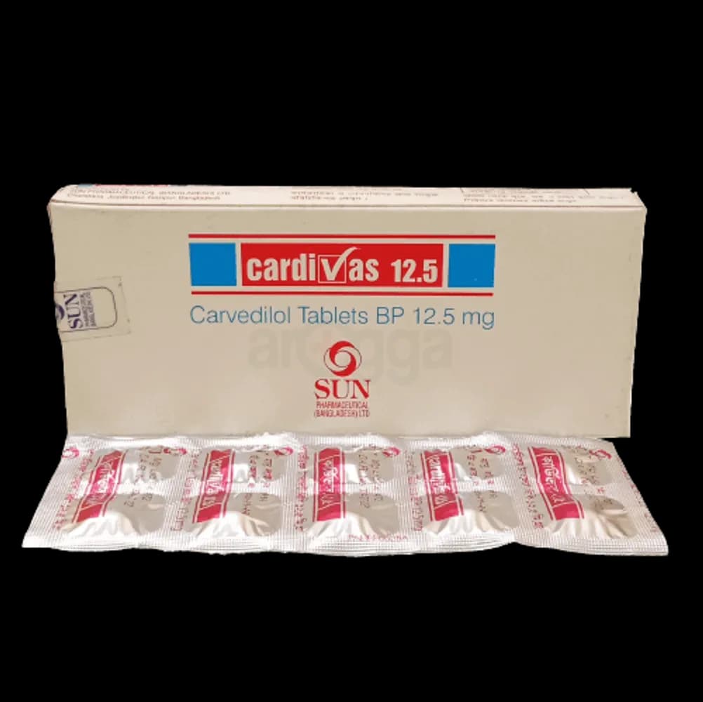 Cardivas 12.5 Tablet