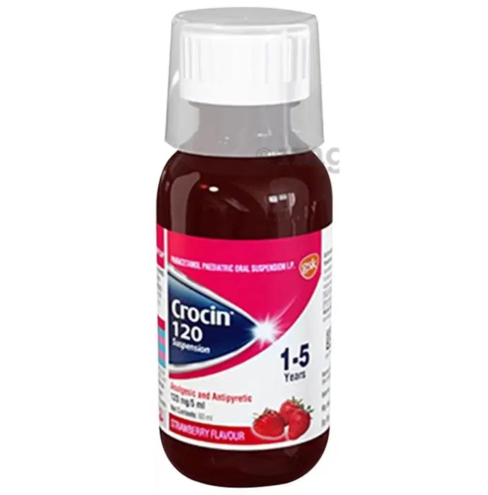 Crocin 120 Strawberry Suspension