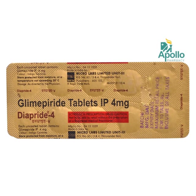 Diapride 4 Tablet