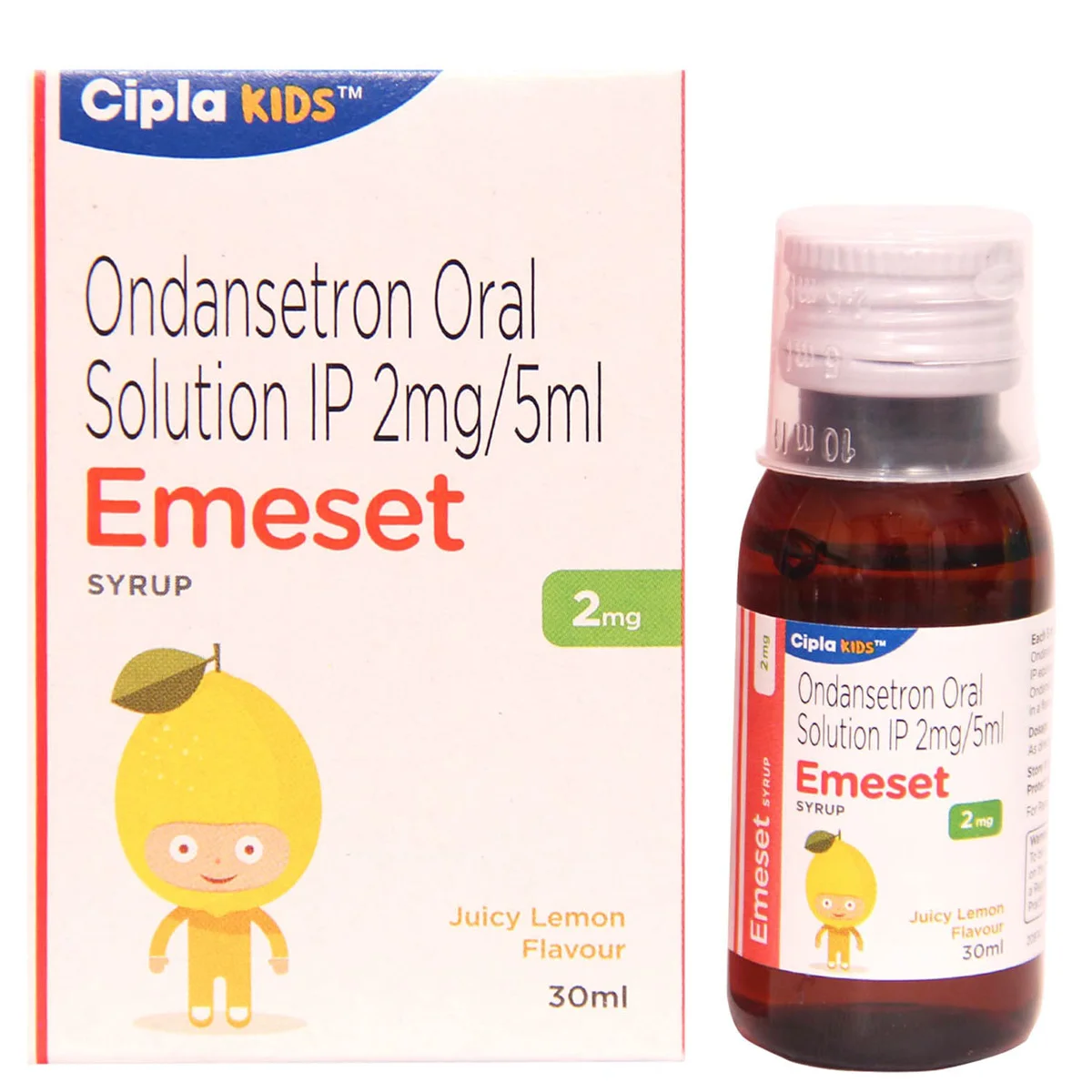 Emeset 2mg Juicy Lemon Syrup