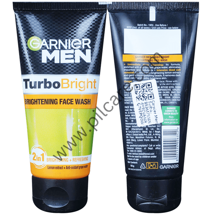 Garnier Men Turbobright Brightening Face Wash