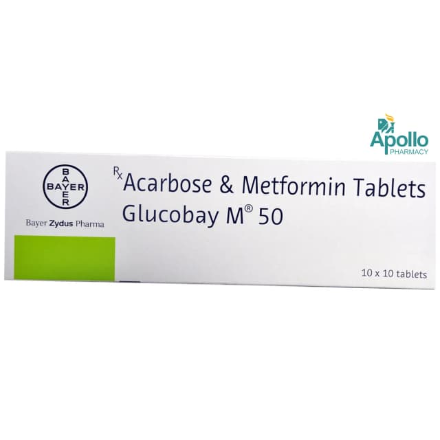 Glucobay M 50 Tablet