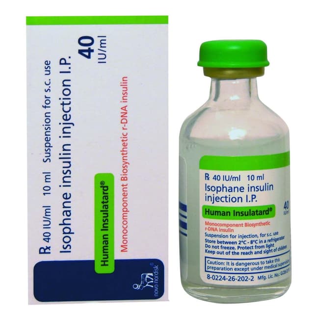 Human Insulatard 40Iu/ml Injection