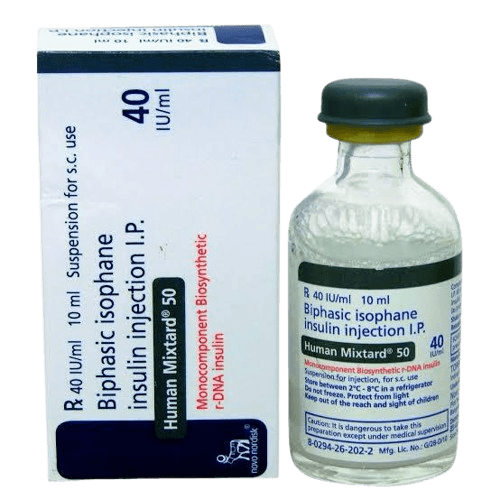 Human Mixtard 40iu/ml Injection