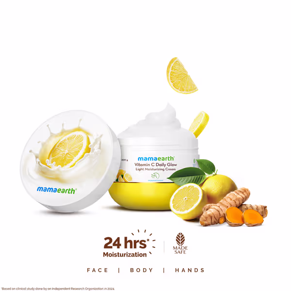 Mamaearth Vitamin C Daily Glow Light Moisturizing Cream