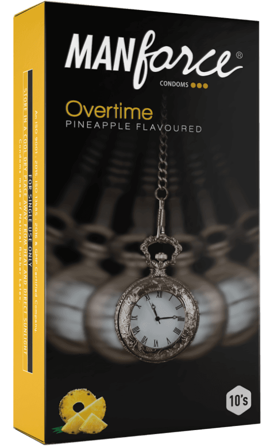 Manforce Overtime Condoms Pineapple