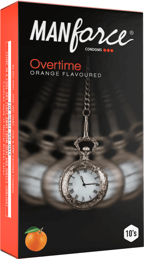 Manforce Overtime Orange Condom