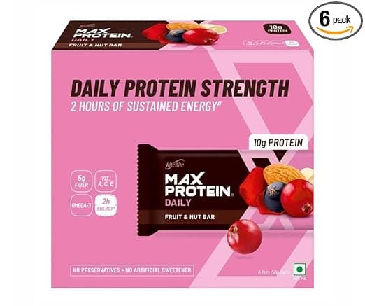 Ritebite Max Protein Daily Fruit And Nut Bar