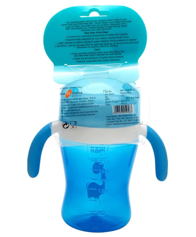 Mee Mee Easy Grip 360 Trainer Sipper Cup (G BLUE)