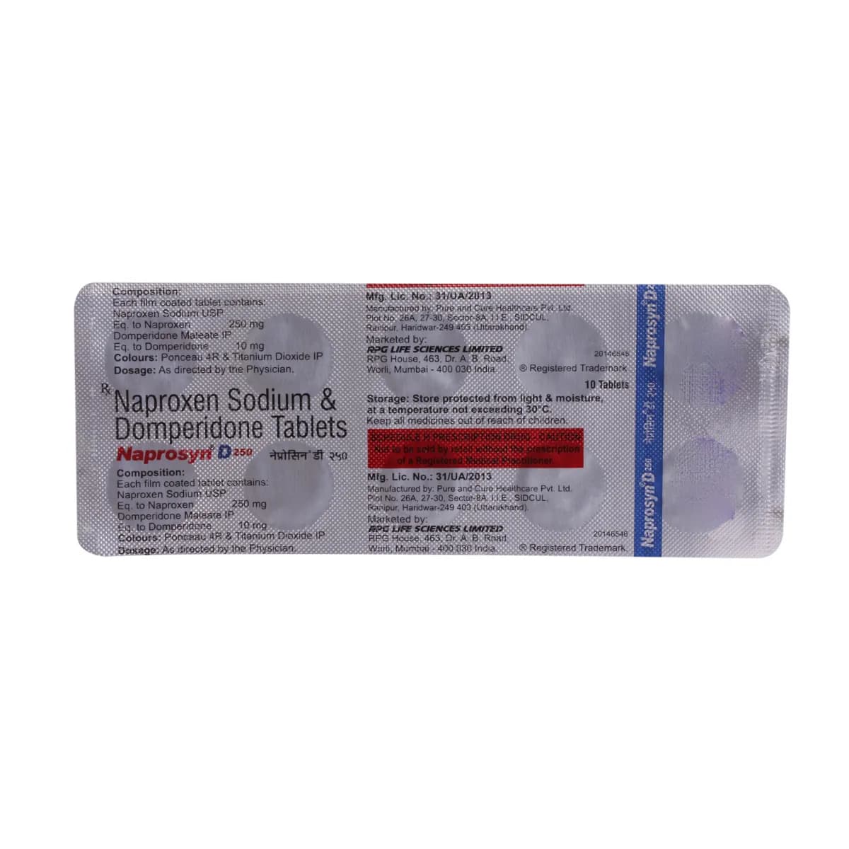 Naprosyn D 250 Tablet