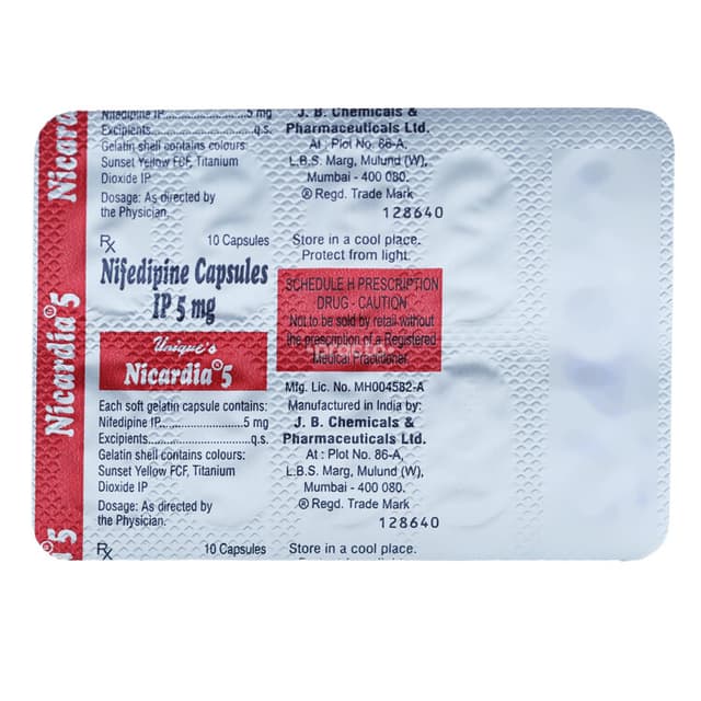 Nicardia 5 Capsule