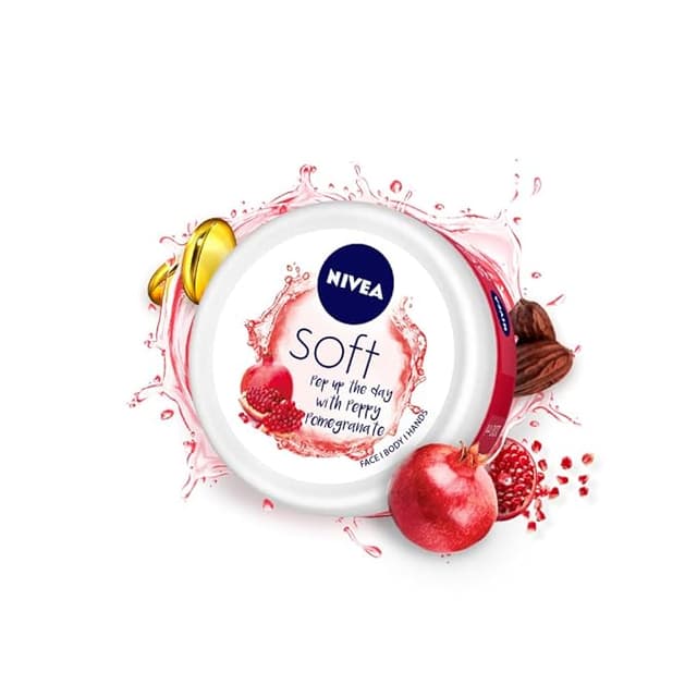 Nivea Soft Peppy Pomegranate Skin Cream